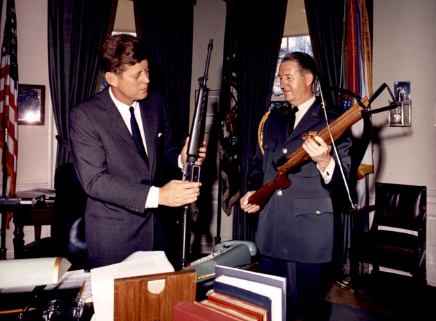 JFK Checks Out an M15