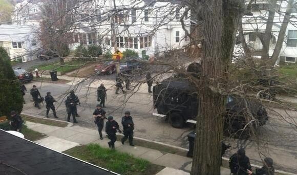 BATTLEFIELD USA: De Facto State of Martial Law Declared In Boston *Pics From the War Zone* Boston martial law3