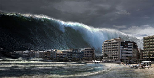 Resultado de imagen para pic of a tidal wave