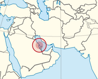 Bahrain map, TUBS, Wikimedia Commons.