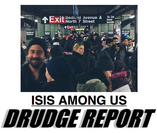 drudge report ISIS among us